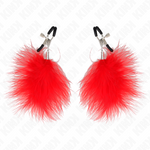 Kink - Pinza de Pelo Roja 7 cm