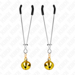 Kink - Pinças de Bino Finas Ouro 7 cm