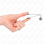 Kink - Pinças de Bino Finas Prata 7 cm