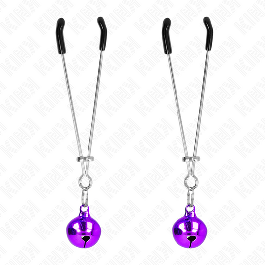 Kink - Pinças de Bino Fina Roxo 7 cm