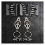 Kink - O-Ring Trevo Japonês Grampos de Bico Prata