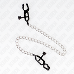 Kink - Pinças de Corrente Plana Prata 30 cm