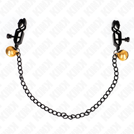 Kink - Pinças de Cadeia Plana e Sino Prata 30 cm