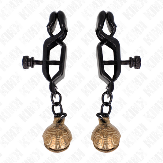 Kink - Grampos de Bico Estilo Bell Jaw Preto 7 cm
