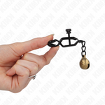 Kink - Grampos de Bico Estilo Bell Jaw Preto 7 cm