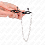 Kink - Pinças de Corrente Plana Prata 30 cm