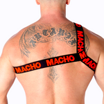Macho - Arnês Romano Vermelho S/M