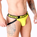 Macho Mx25a Jock Lycra Amarelo Xl
