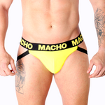 Macho Mx25a Suspensorio Licra Amarillo S