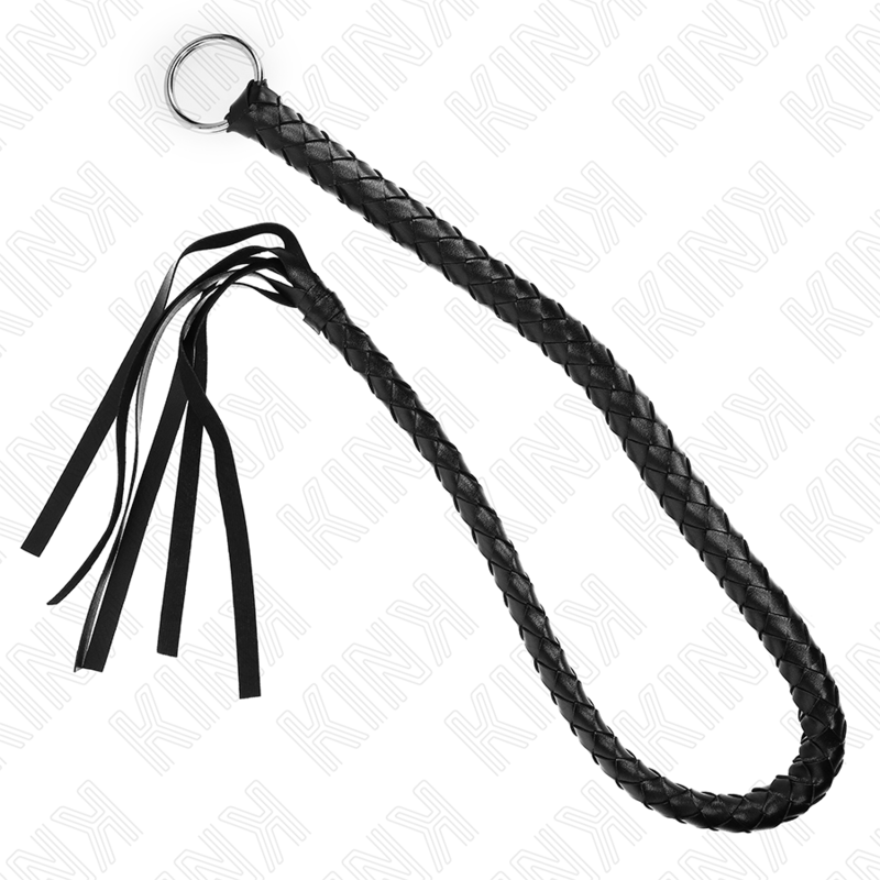 Kink - Chicote de Serpente Com Anel de Mão Preto 65 cm