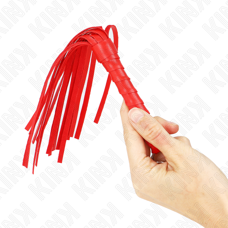 Kink - Mini Chicote Vermelho Simples 28 cm