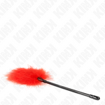 Kink - Penas de Cócegas Vermelhas Usadas No Kit Bondage 27 cm