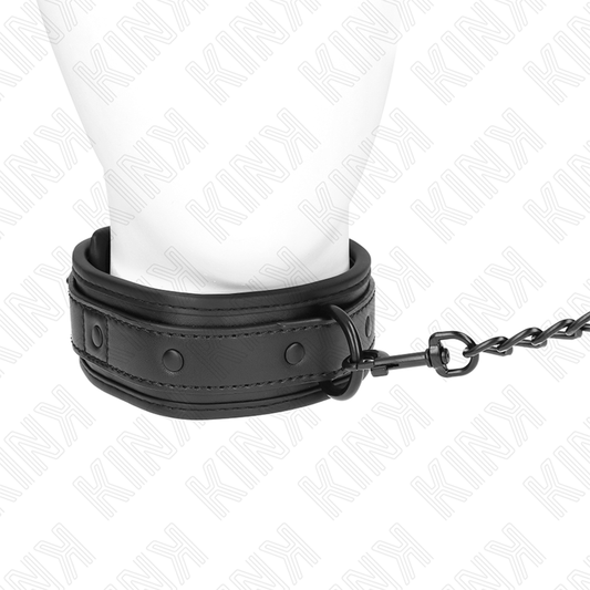 Kink - Colar de Neoprene Bondage Modelo 2 Com Cinto 78 cm Ajustável 37,5 X 49,5 cm