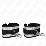 Kink - Puños de neopreno gris 23 X 5 cm