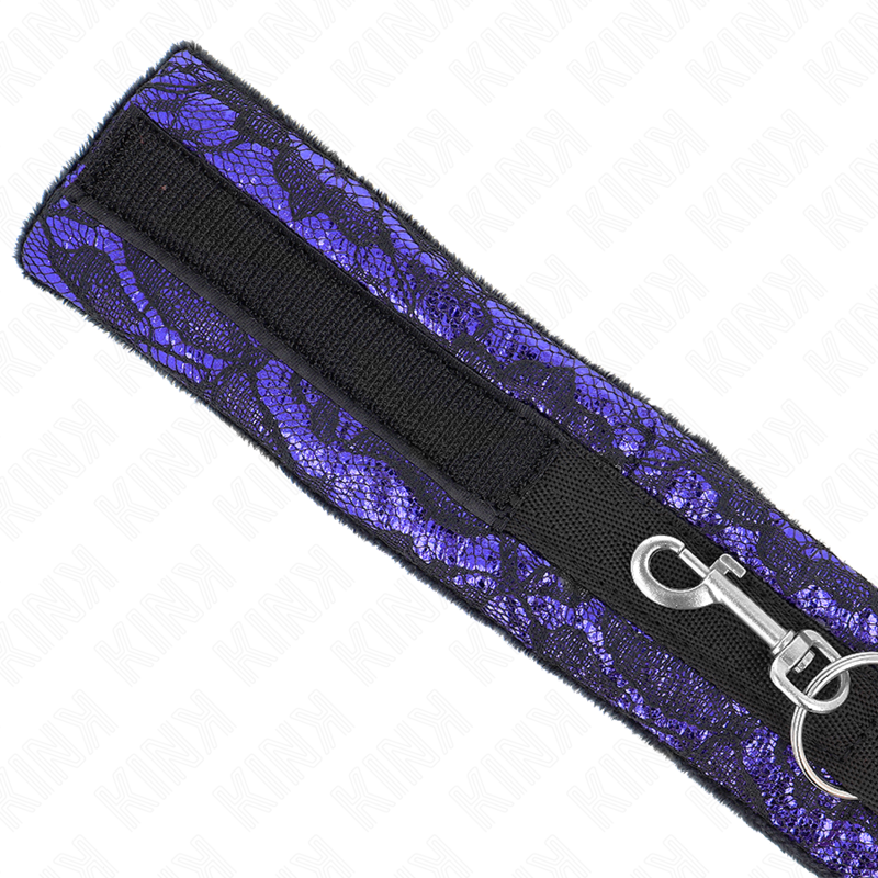 Kink - Colar Curto de Renda de Veludo Com Cinto 105 cm Com Defeito Em Nylon 44 X 5,5 cm