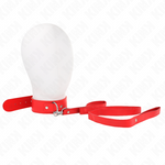 Kink - Collar con cinturón 116 cm Asa roja ajustable 32-50 cm X 8 cm