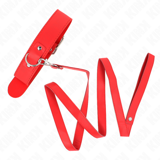 Kink - Colar Com Cinto 116 cm Alça Rojo Ajustável 32-50 cm X 8 cm