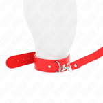 Kink - Collar con cinturón 116 cm Asa roja ajustable 32-50 cm X 8 cm