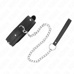 Kink - Collar con correa 65 cm 1 anilla ajustable 38-49 cm X 5 cm