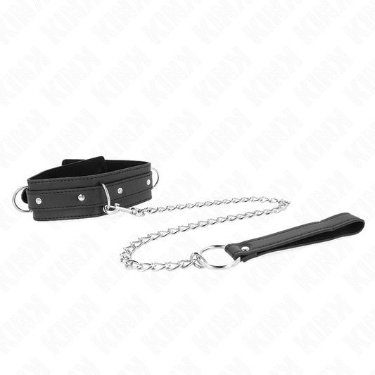 Kink - Colar Com Trela 65 cm 3 Anéis Modelo 1 Ajustável 38-49 cm X 5 cm