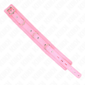 Kink - Colar com Trela 65 cm com Restrições Rosa 36-42 cm X 5,5 cm