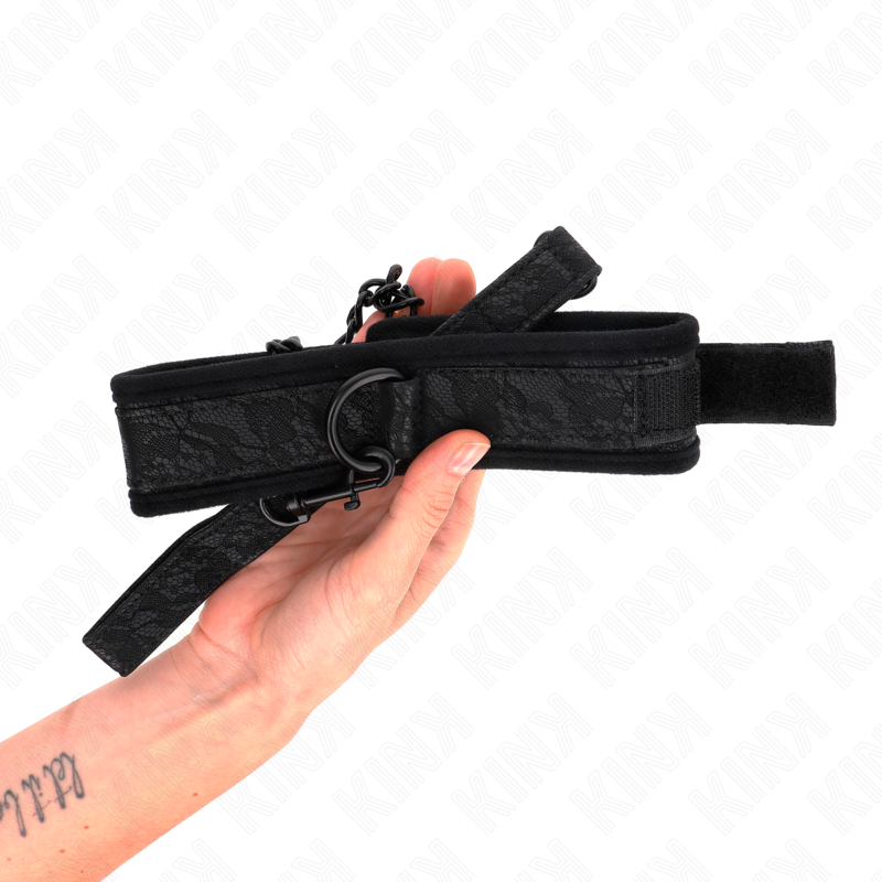 Kink - Colar Modelo Básico Com Trela 77 cm Modelo 5 Ajustável 34-54 cm X 5 cm
