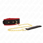 Kink - Colar Com Trela de Tecido Liso Ajustável 33-48 cm X 5,7 cm