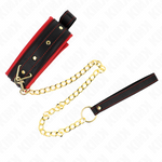 Kink - Colar Com Trela de Tecido Liso Ajustável 33-48 cm X 5,7 cm
