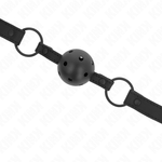 Kink - Bola Neoprene 4,5 cm Mordaça 63,5 X 2 cm Ajustável 41 X 59 cm