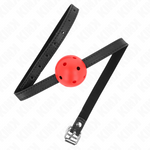 Kink - Sencillez Roja Respirable 4,5 cm Mordaza Bola 62 X 1,5 cm