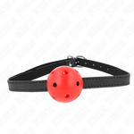 Kink - Sencillez Roja Respirable 4,5 cm Mordaza Bola 62 X 1,5 cm