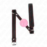 Kink - Bola Ouro Rosa 4 cm Mordaça 60 X 2 cm