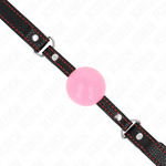 Kink - Bola Ouro Rosa 4 cm Mordaça 60 X 2 cm