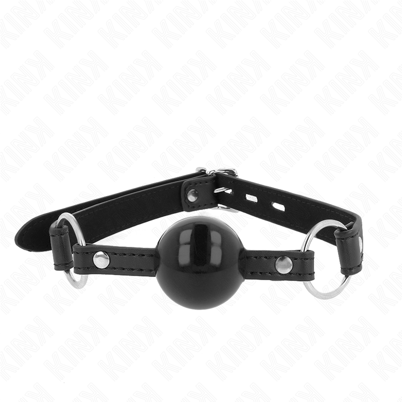 Kink - Mordaza de bola Tpe 4 cm con cerradura negra 60 x 2 cm