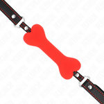 Kink - Osso Vermelho 12 cm Mordaça 63 X 2 cm