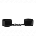 Kink - Retenções de Pulso Neoprene Hook&Loop Fastener Preto Ajustáveis 22-34 cm