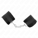 Kink - Algemas de Pele Iniciante Preto 30 X 7 cm