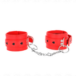Kink - Pulsera Roja Con Inserción de Corazón Negro Ajustable 21-28 cm X 5,5 cm