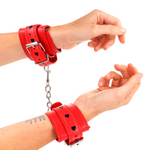 Kink - Pulsera Roja Con Inserción de Corazón Negro Ajustable 21-28 cm X 5,5 cm