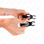 Kink - Pinças de Trevo Japonês Com Corrente Preta 30 cm