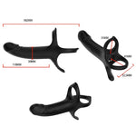 Armony - Dildo com Anel e Vibrador Preto