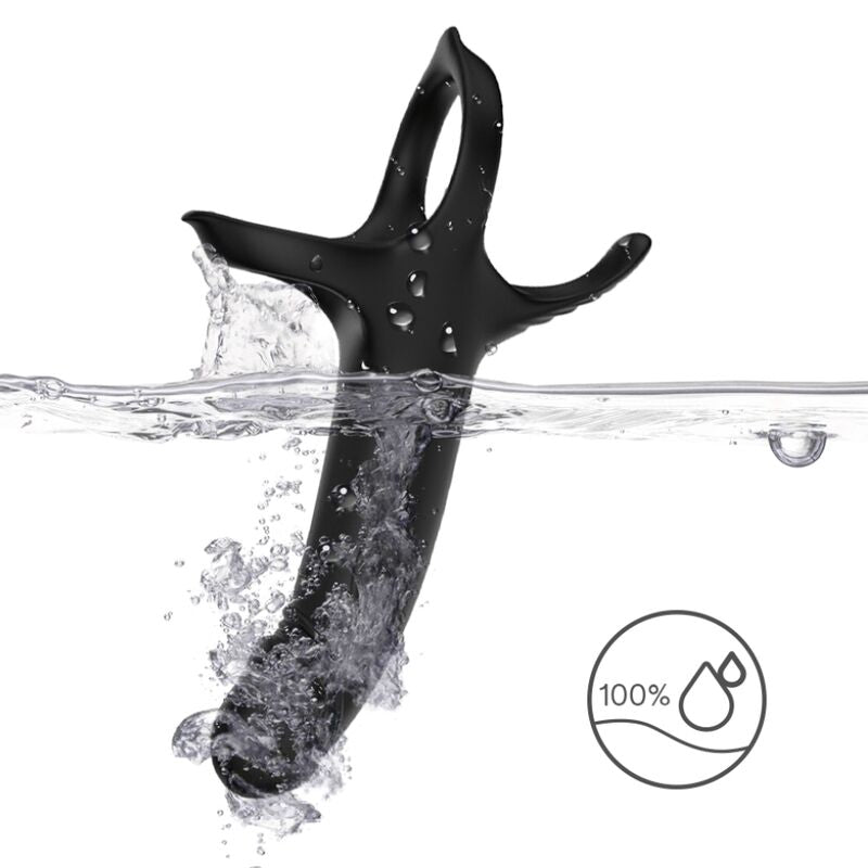 Armony - Dildo com Anel e Vibrador Preto