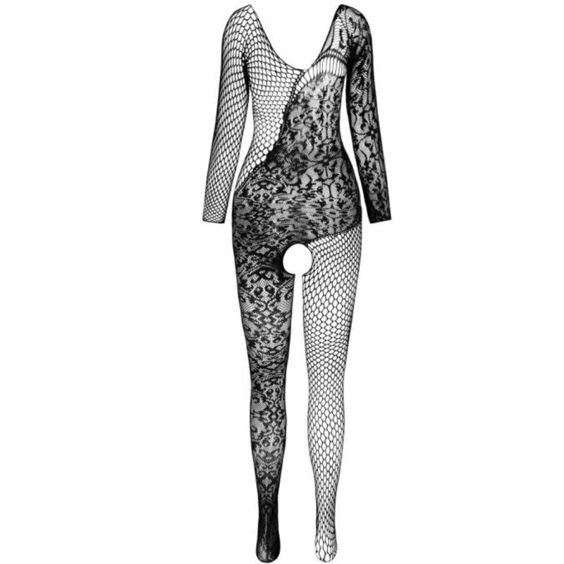 Passion - Bs 107 Bodystocking Preto Tamanho Único