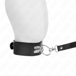 Kink - Colar Estudded 116 cm Com Alça de Couro 50 X 5 cm