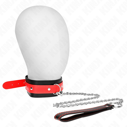 Kink - Colar Com Alça Vermelha 65 cm Ajustável 36-43 cm X 5 cm