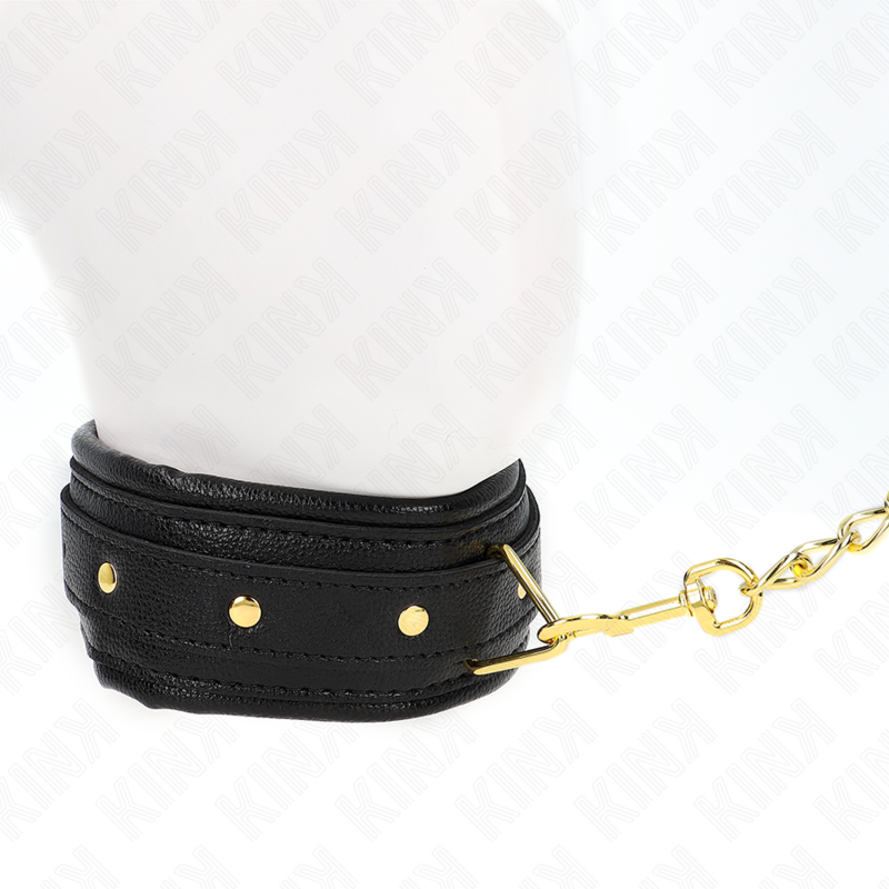 Kink - Colar Com Esponja Alça de Imitação de Couro Modelo 1 Ajustável 37-54 cm X 3 cm