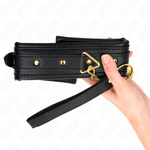 Kink - Colar Com Esponja Alça de Imitação de Couro Modelo 1 Ajustável 37-54 cm X 3 cm