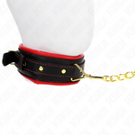 Kink - Collar con esponja de imitación de cuero Modelo 2 Ajustable 37-54 cm X 3 cm
