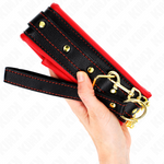 Kink - Collar con esponja de imitación de cuero Modelo 2 Ajustable 37-54 cm X 3 cm