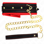 Kink - Collar con esponja de imitación de cuero Modelo 2 Ajustable 37-54 cm X 3 cm